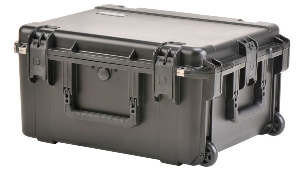 SKB Cases Injection Molded 22inx17inx12.70in Case w/Wheels, Black, 3I-2217-12BE