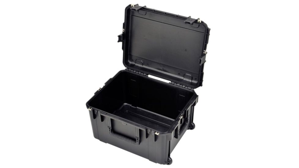 SKB Cases Injection Molded 22inx17inx12.70in Case w/Wheels, Black, 3I-2217-12BE