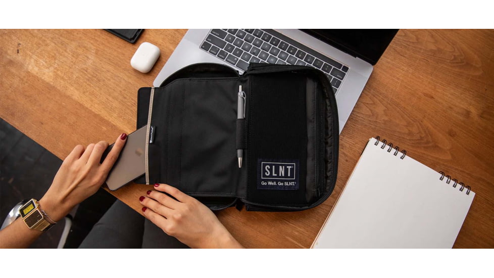 SLNT Essentials Faraday Tech Organizer, Phone, Black, 1.3L, SL-TOPH-01