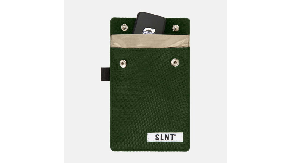 SLNT Faraday Key Fob Bag, Olive, Extra Small, SPS-FGGC