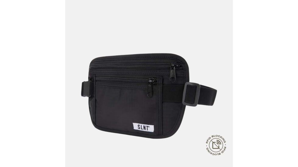 SLNT RFID Money Belt Fanny Pack, Black, SPW-MBBN