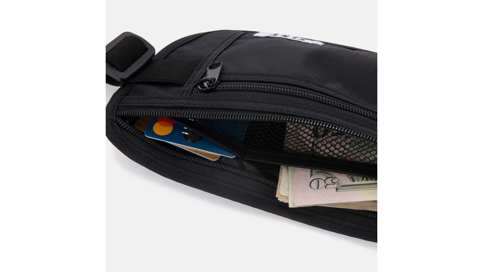 SLNT RFID Money Belt Fanny Pack, Black, SPW-MBBN