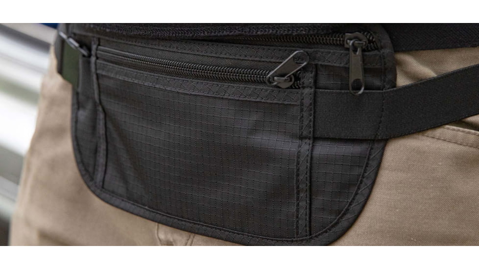 SLNT RFID Money Belt Fanny Pack, Black, SPW-MBBN