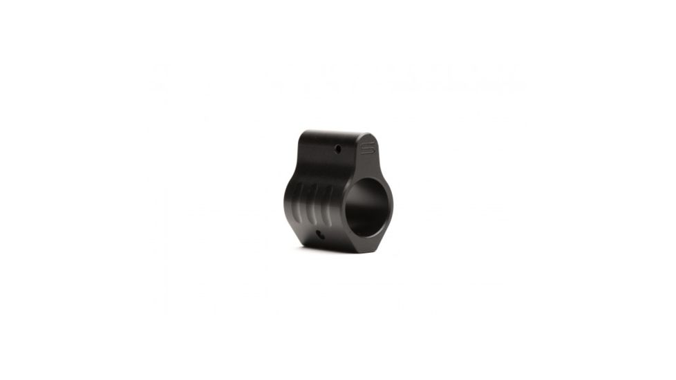 SLR GB6 .625 Non-Adjustable Micro Low Profile Gas Block w/.450 in. Set Screw Spacing, Black 00810646031425