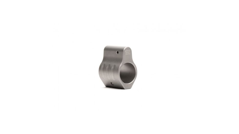SLR GB6 .625 Non-Adjustable Micro Low Profile Gas Block w/.450 in. Set Screw Spacing, Titanium 00810646031449
