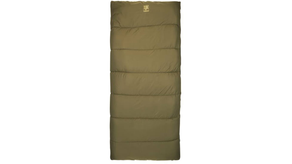 Slumberjack South Fork 15-25 Degrees Sleeping Bag, Rectangular, Olive Drab, 51734920OV