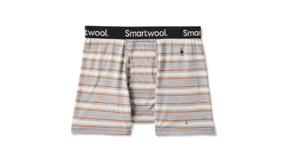 Smartwool Merino 150 Boxer Brief Boxed - Mens, Light Gray Heather Stripe, Extra Large, SW014011F92XL