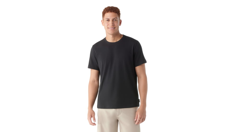 Smartwool Perfect Crew Short Sleeve Tee - Mens, Black, 2XL, SW0022970011XXL000