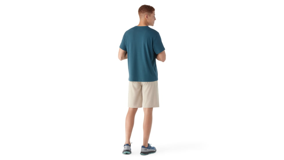 Smartwool Perfect Crew Short Sleeve Tee - Mens, Twilight Blue, 2XL, SW002297G741XXL000