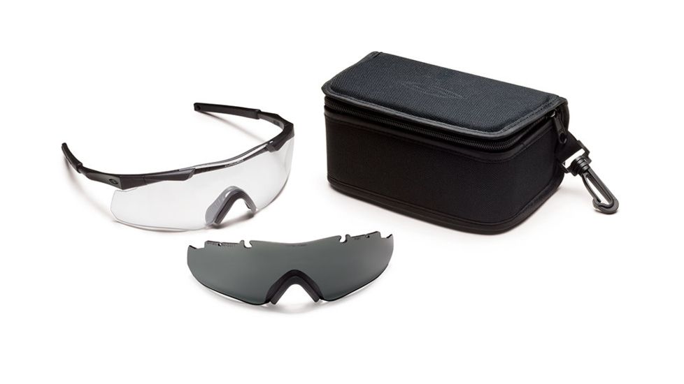 Smith Optics Aegis Eyeshields Field Kit - Black Frame, w/ Clear and Gray Lenses AEG01BK-2B