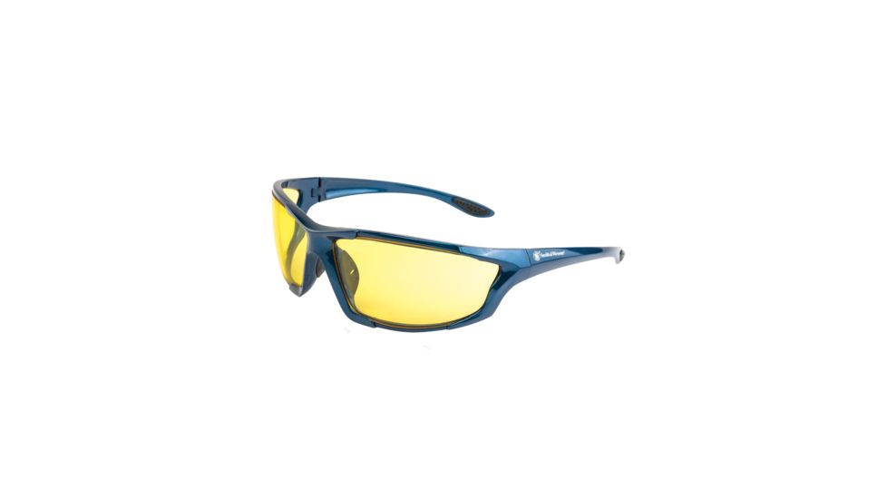 Smith &amp; Wesson Major Shooting Glasses, Full Frame, Blue/Amber Lens, 110160
