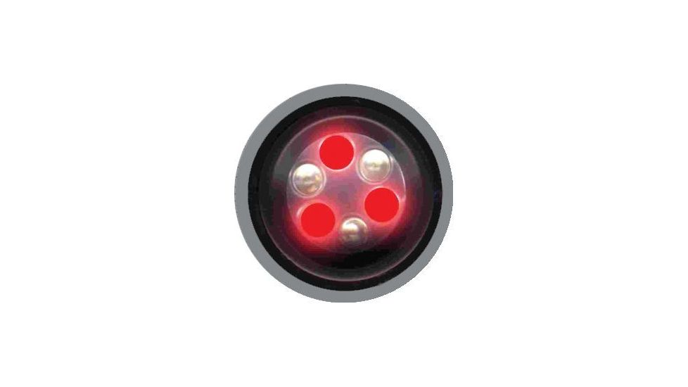 Smith &amp; Wesson Powertech Galaxy 6 Flashlight, Black body, 3 White LED, 3 Red LED 110242