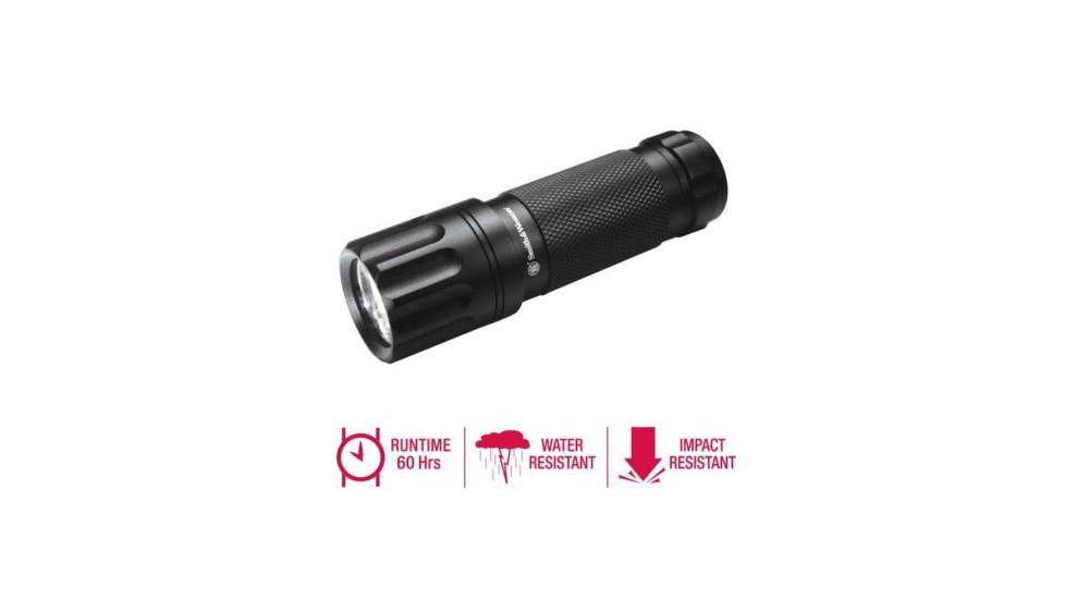Smith &amp; Wesson Powertech Galaxy 9 LED Flashlight, Black body, 9 White LED, 110204