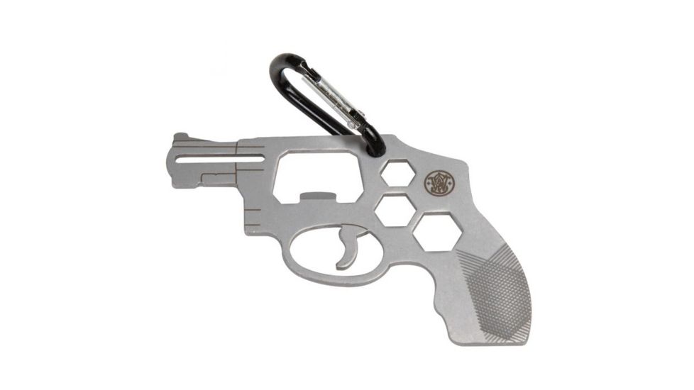 Smith &amp; Wesson Revolver Novelty Multi-Tool, Stainless 1095031