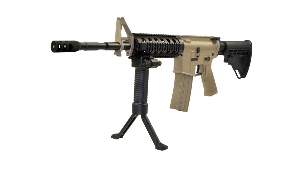 Sniper Two Piece Quad Handguard Rail Mount, Black MQRSL