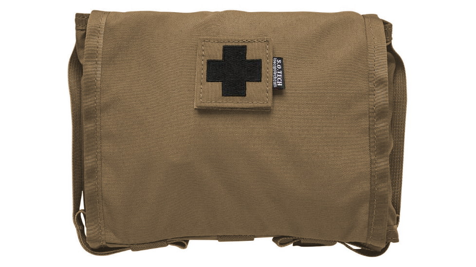 S.O.Tech Viper Flat Individual First Aid Kit, A1, Coyote Brown VFIFAK-A1-CB