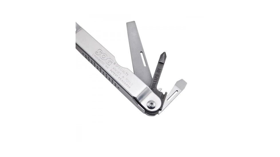 SOG Knives and Tools Pocket PowerPlier Multi-Tool, Leather Sheath S44-L