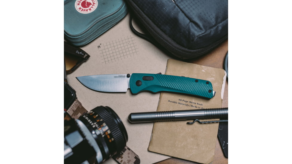 SOG Specialty Knives &amp; Tools Flash At - Petrol Green + Satin - 11-18-13-41