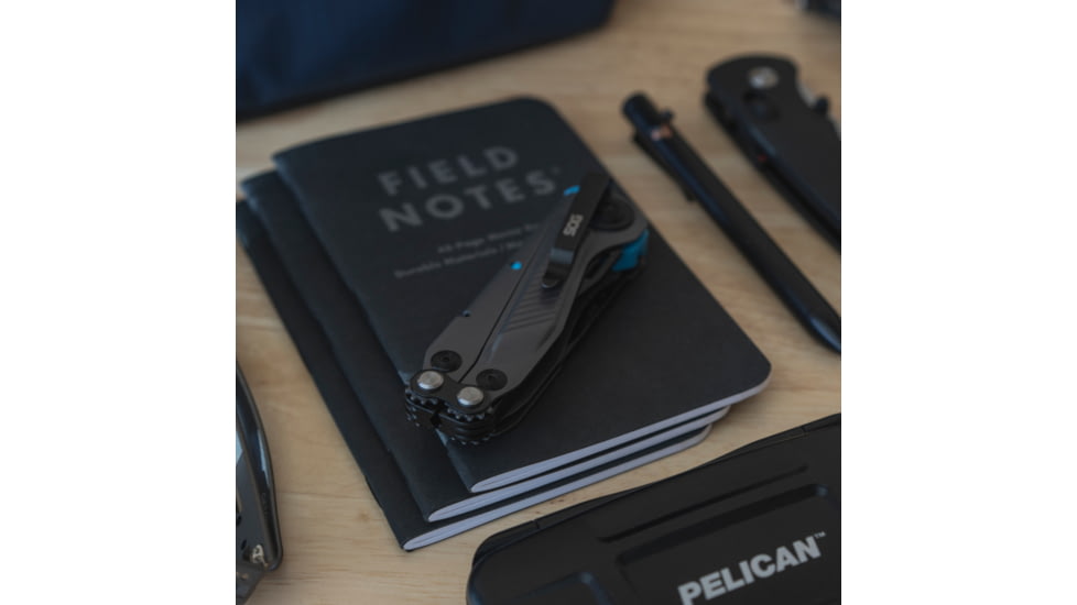 SOG Specialty Knives &amp; Tools Flash Multi-Tools, Gray/Cyan, SOG-29-55-02-41