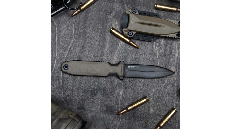 SOG Specialty Knives &amp; Tools Pentagon Fx Covert - Fde - 17-61-04-57