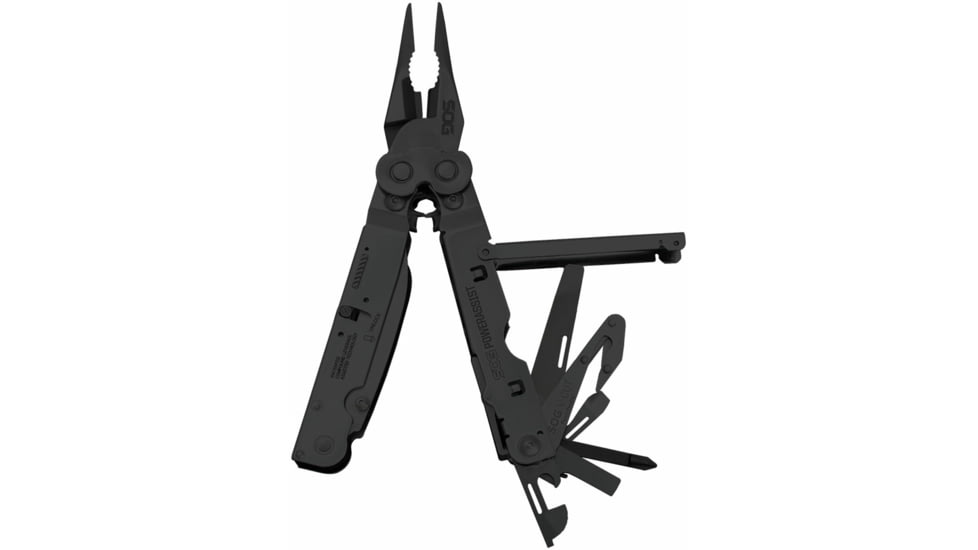 SOG Specialty Knives &amp; Tools PowerAssist Multi-Tool, Black Oxide Finish, Black, SOG-B66N-CP