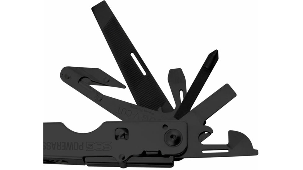 SOG Specialty Knives &amp; Tools PowerAssist Multi-Tool, Black Oxide Finish, Black, SOG-B66N-CP