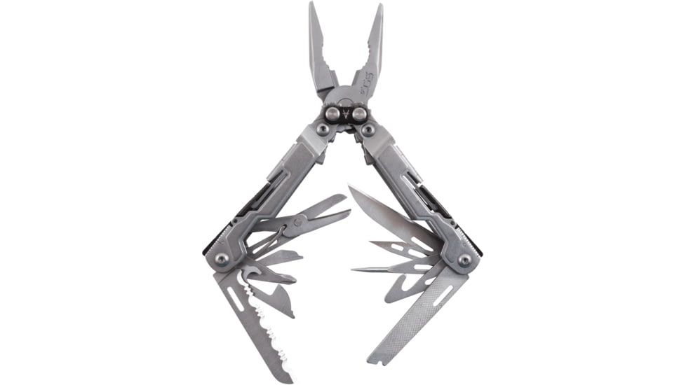 SOG Specialty Knives &amp; Tools PowerPint Multi-Tools, Stainless Steel Blade, Stone Wash Finish, Grey/Grey, SOG-PP1001-CP
