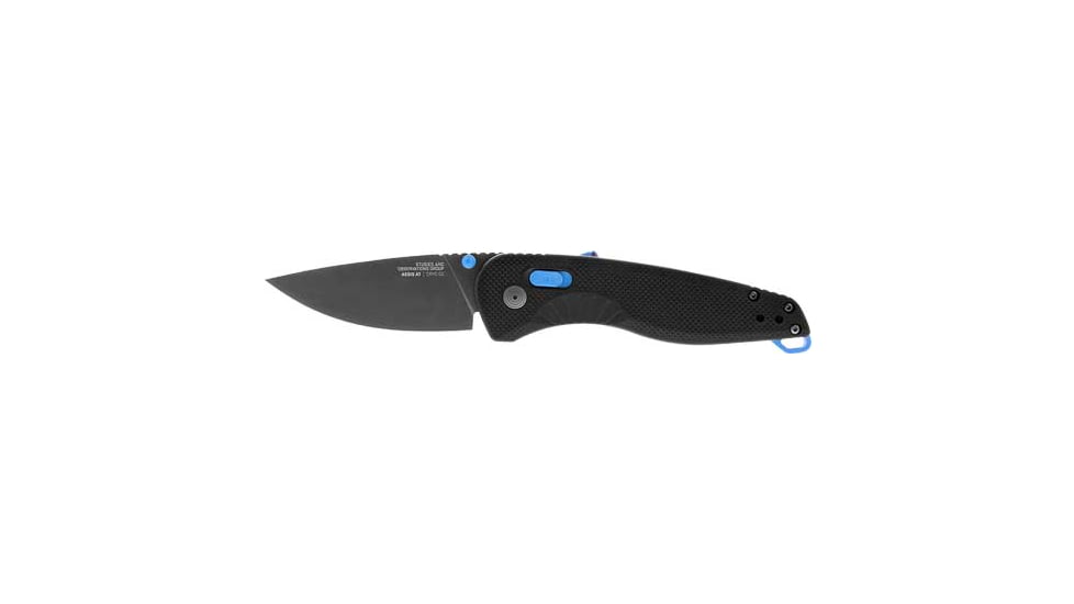 SOG Specialty Knives &amp; Tools Adventurer LB Folding Knife, 3.5in, CRYO 5CR15MOV, Drop Point, Nordic Blue/Satin Blade, GRN Nordic Blue Handle, SOG13110357