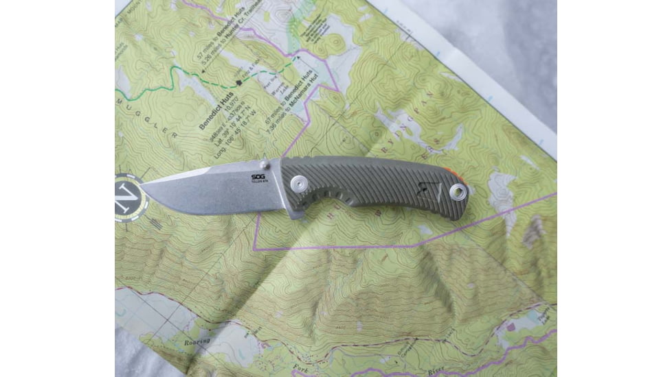SOG Specialty Knives &amp; Tools Tellus Atk / Od + Orange - 11-06-01-43