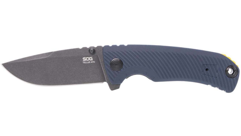 SOG Specialty Knives &amp; Tools Tellus Atk / Squid Ink + Yellow - 11-06-03-43