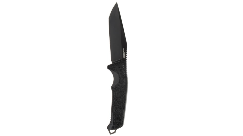 SOG Specialty Knives &amp; Tools Trident FX Fixed Blade Knives, 4.2in, CRYO 4116, Black Plain Tanto Blade, Black GRN Handle, 17-12-01-57