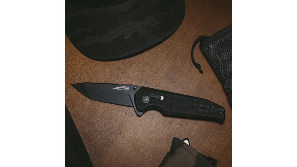 SOG Specialty Knives &amp; Tools Vision Xr - Black - Straight Edge - 12-57-01-57