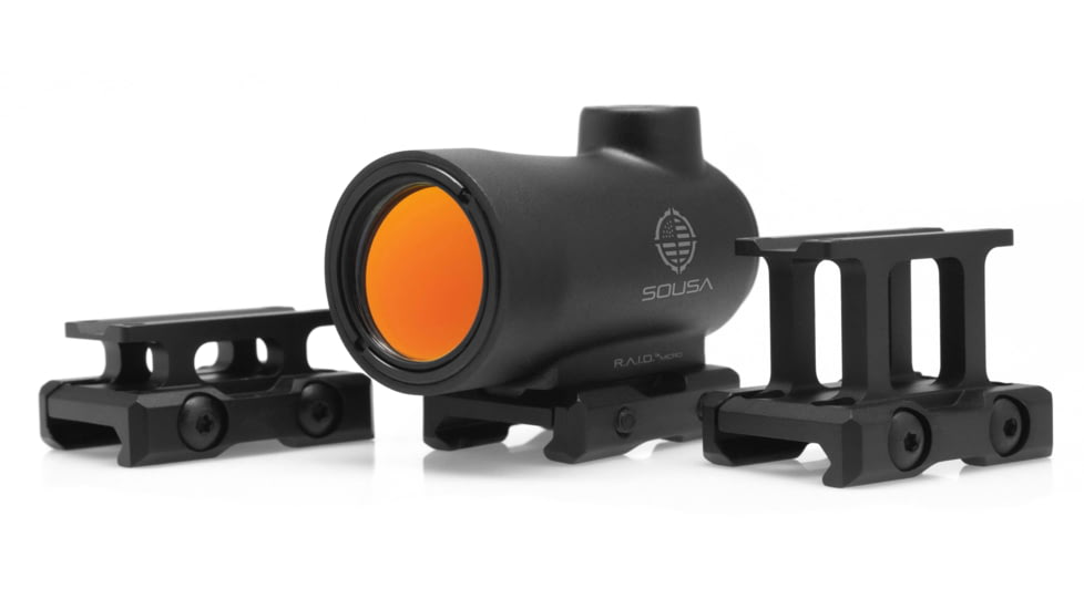 SOUSA OPTICS Raid Micro Dot, 25mm, 2 MOA Dot, Black, Small, RMD