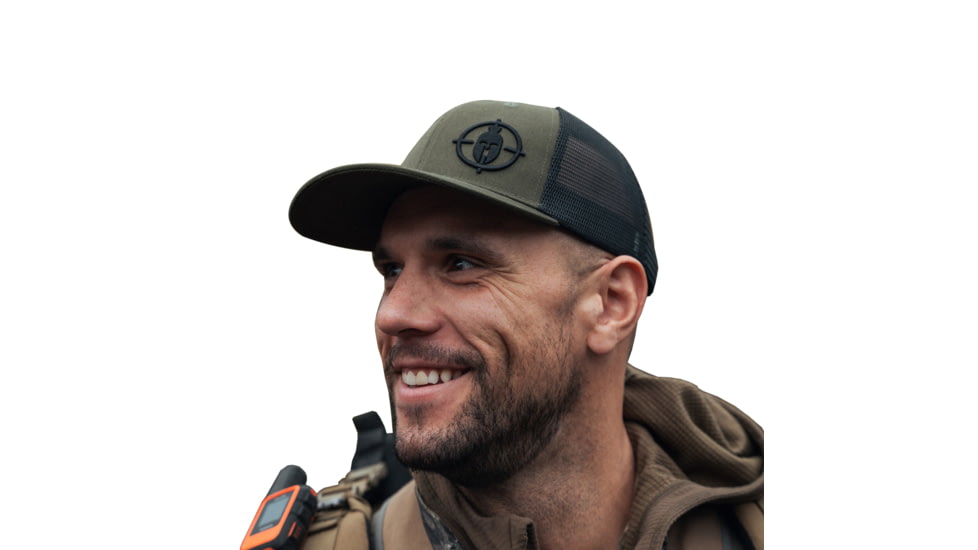 Spartan Precision Equipment Trucker Cap with Spartan Logo, Moss/Khaki, SP09-010-R