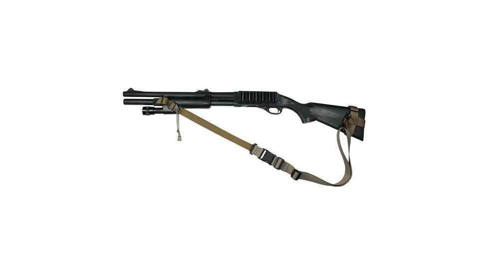 Specter Gear 2 Point Tactical Sling, Remington 870 and 1187 w/ Hogue 12in LOP Stock, Ambidextrous w/ ERB,Coyote 755 COY-ERB