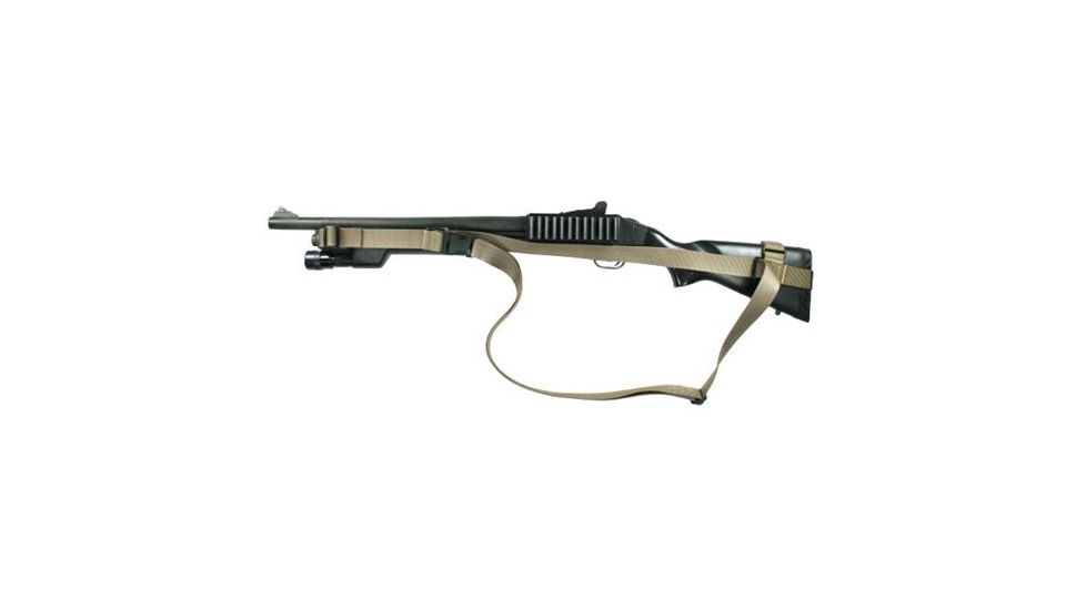 Specter Gear CQB Sling, Mossberg 500 reduced length of pull stock, Ambidextrous - Coyote