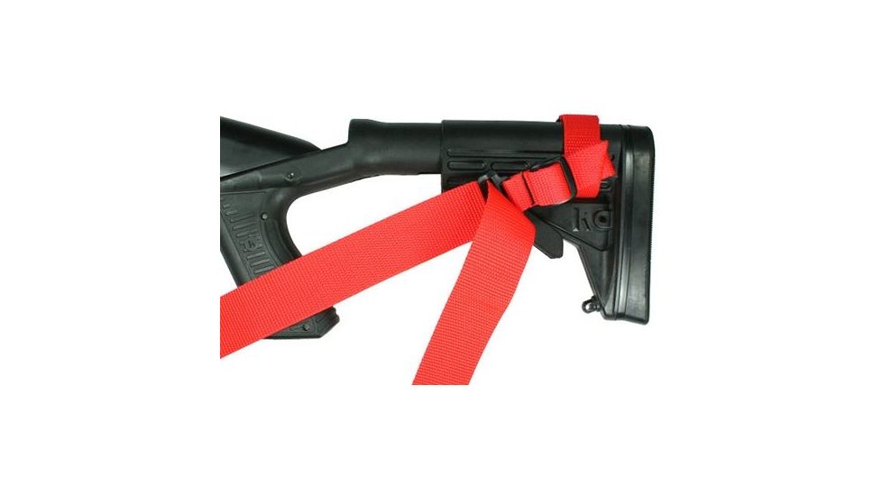 Specter Gear Less Lethal Munitions Shotgun SOP 3 Point Tactical Sling, w/ Emergency Release Buckle, Orange 881 LLO-ERB