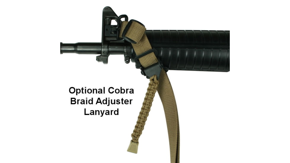 Specter Gear Raider 2 Point Tactical Sling, FN FAL, folding stock, Standard Lanyard, Emergency Release, Coyote Tan, 1035 COY-ERB