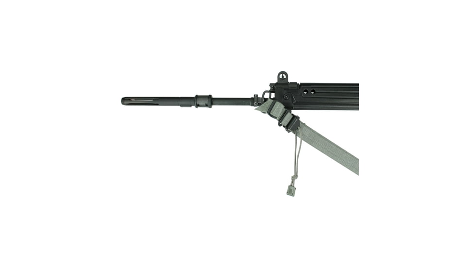 Specter Gear Raider 2 Point Tactical Sling, FN FAL, standard fixed stock, Braided Lanyard, Emergency Release, Coyote Tan, 546 COY-ERB-BL