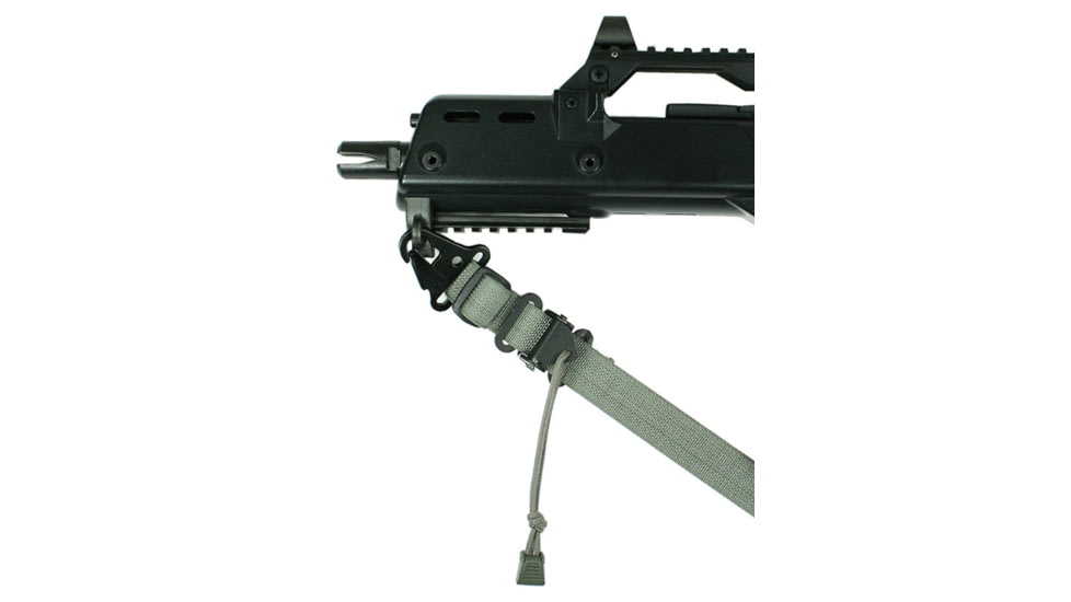 Specter Gear Raider 2 Point Tactical Sling, HK G36 / HK UMP45 UMP45, Braided Lanyard, Emergency Release, Olive Drab Green, 552 OD-ERB-BL