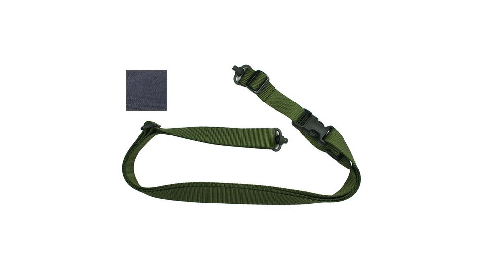 Specter Gear Universal QD Swivel CQB 3 Point Tactical Sling, Black, Black 850-BLK