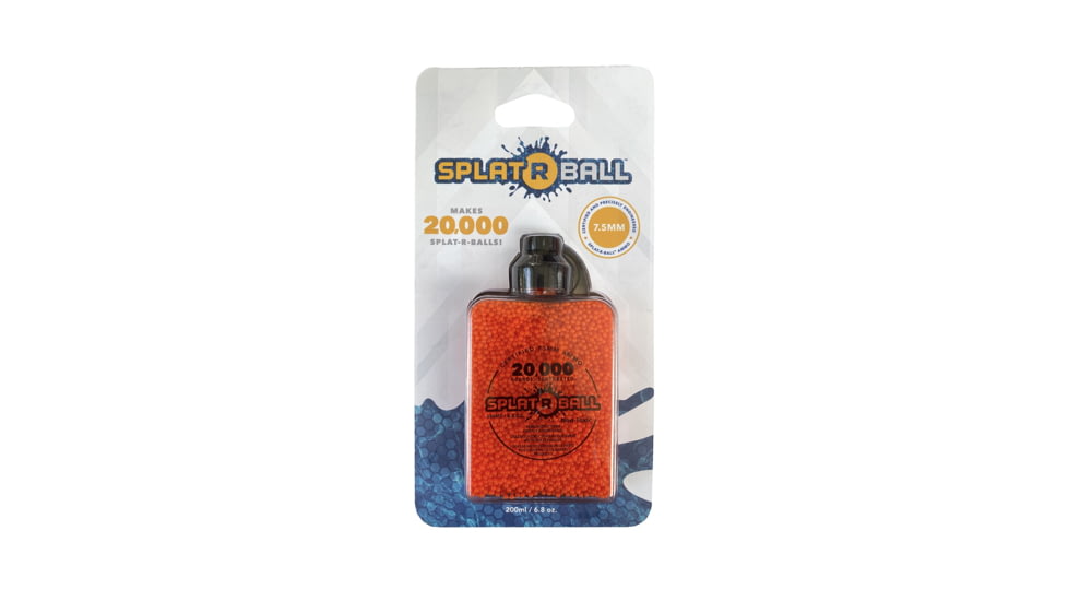 SPLAT R Ball Certified Water Bead Ammo, Orange, 20k Rounds, 920022W