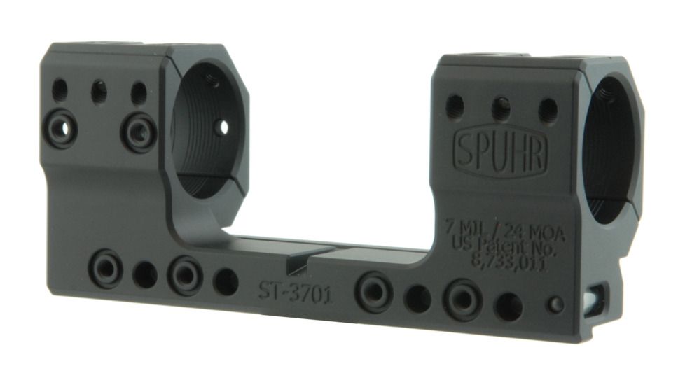 Spuhr 30mm Rifle Scope Mount, Black, Height- 35mm/1.38in 1006940