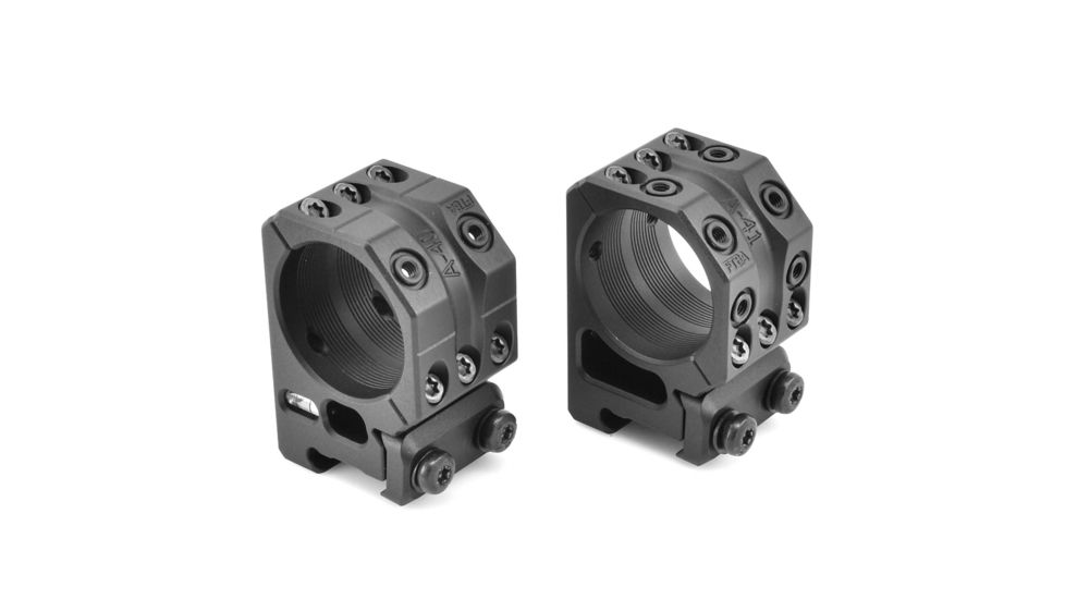 Spuhr 34mm H34mm Separated Rings Rifle Scope Mount for Picatinny Rail, Black, SR-4006