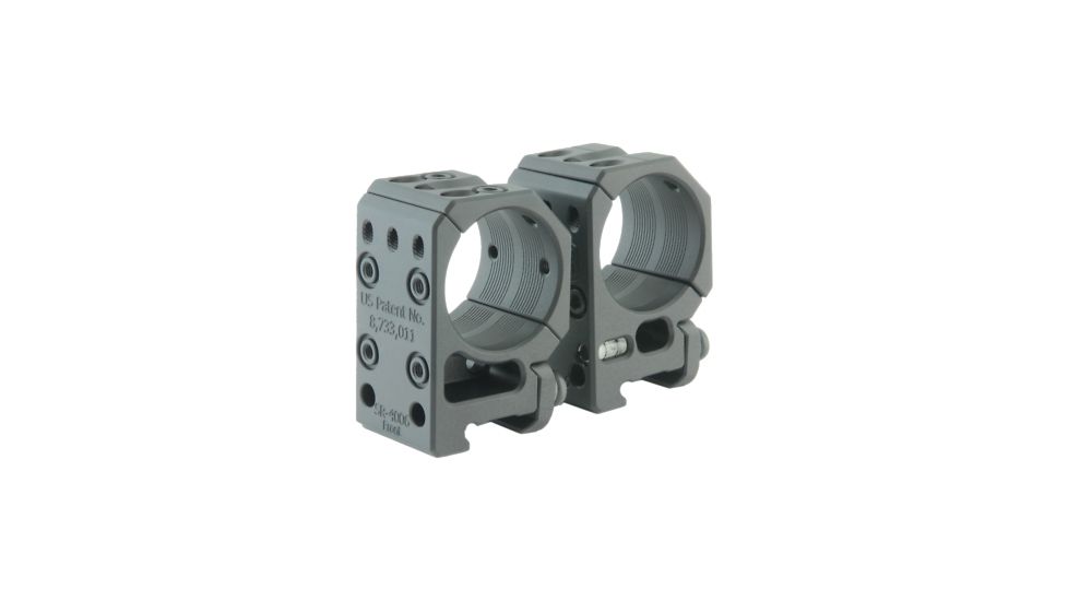 Spuhr 34mm H34mm Separated Rings Rifle Scope Mount for Picatinny Rail, Black, SR-4006