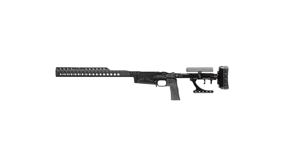 Spuhr Chasis System for Remington 700 CIP, 16 in, HBAR, Black, CH000025