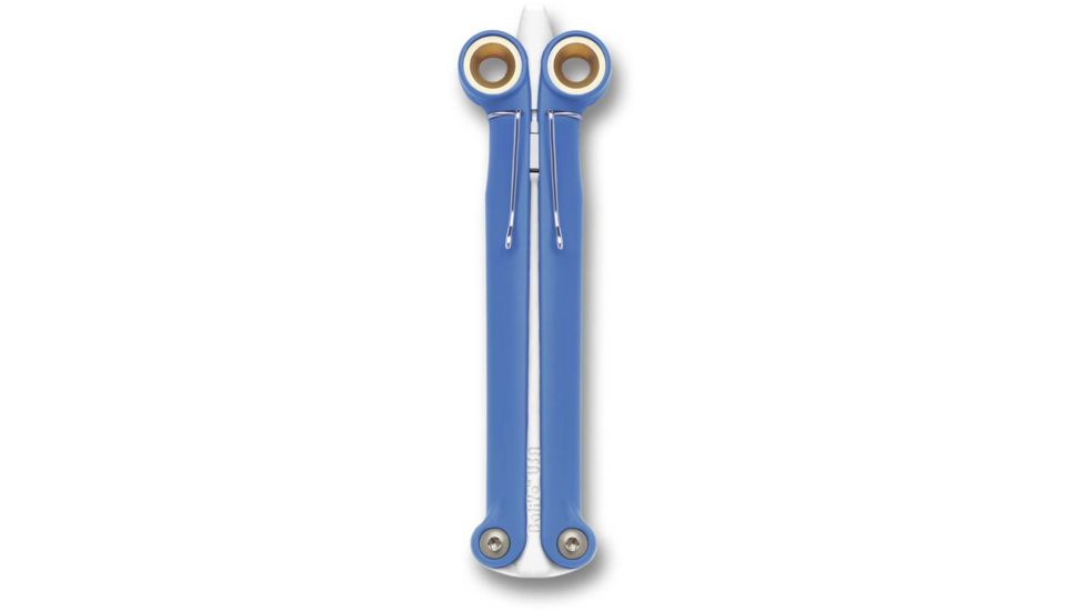 Spyderco BaliYo Butterfly Pen, Blue/White, YUS107