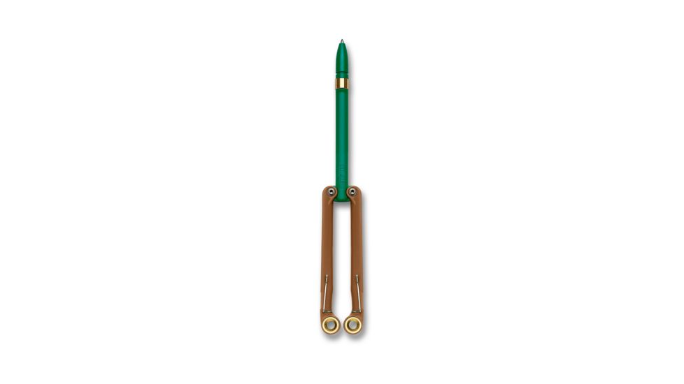 Spyderco BaliYo Pens, Brown/Green, YUS113