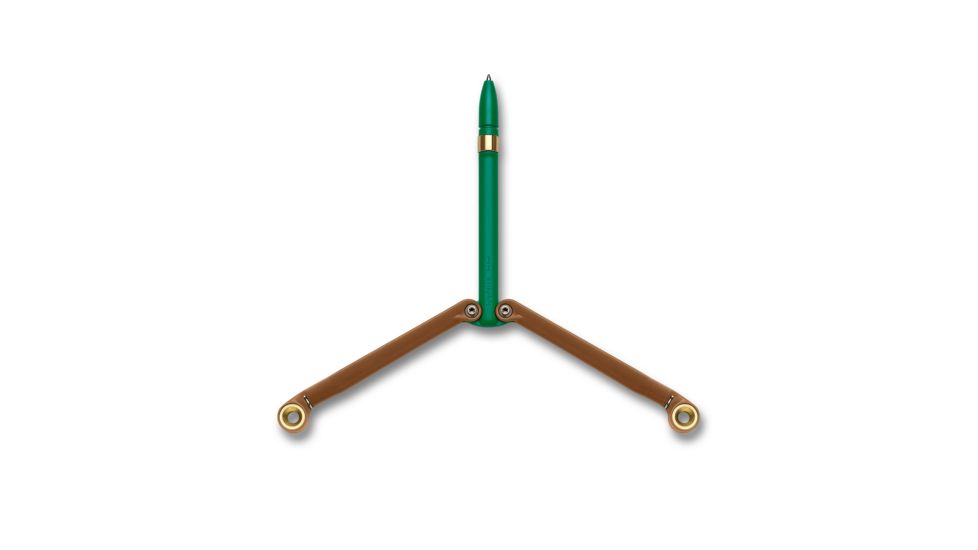 Spyderco BaliYo Pens, Brown/Green, YUS113
