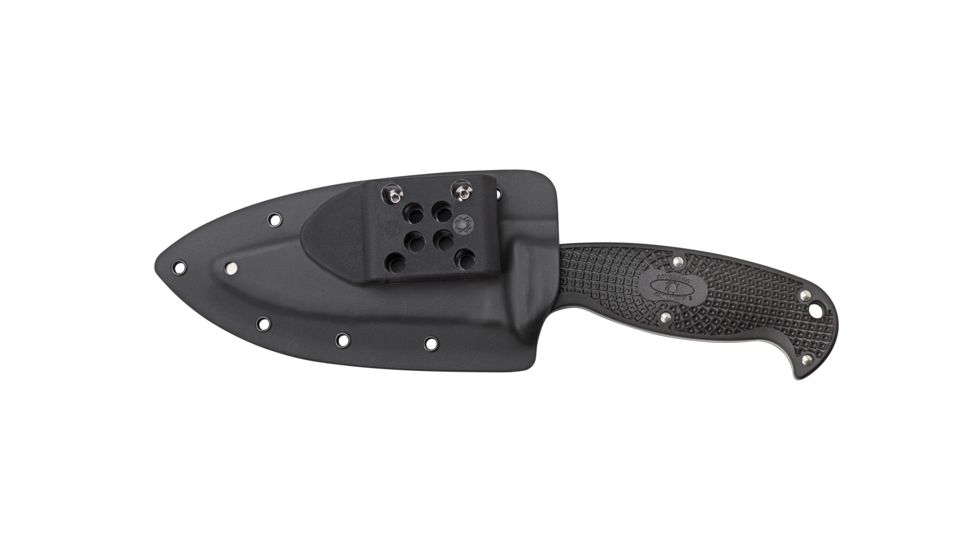 Spyderco Jumpmaster 2 Fixed Blade Knife, 4.49 in, H-1, Spear Point Blade, FRN Black Handle, FB24SBK2